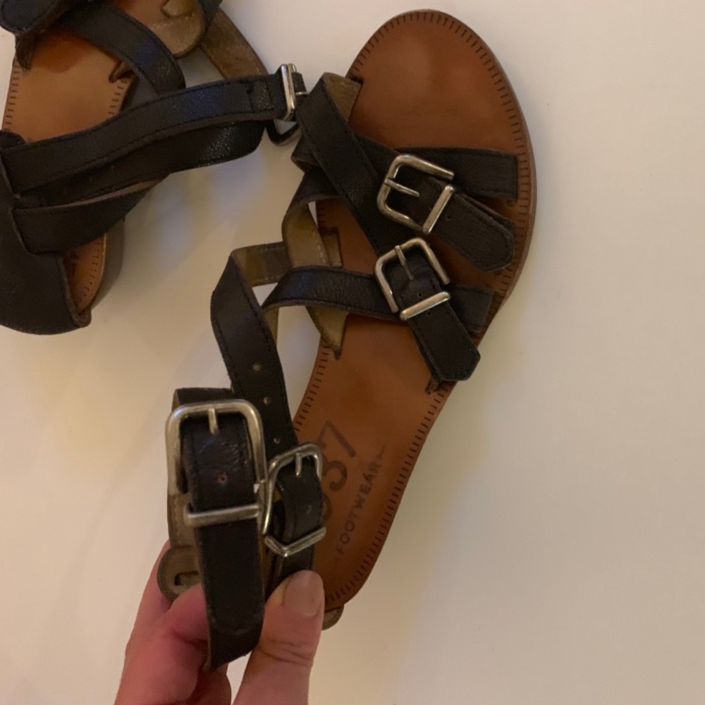 Madewell 1937 Strapy wedge sandals Size 6